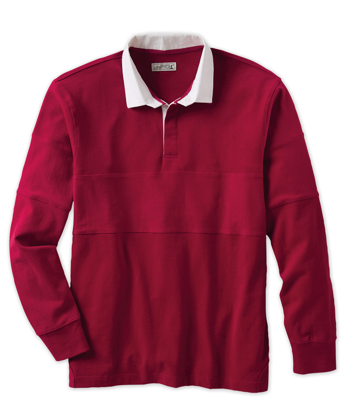 Westport Lifestyle Solid Performance Rugby Shirt, Men's Big & Tall