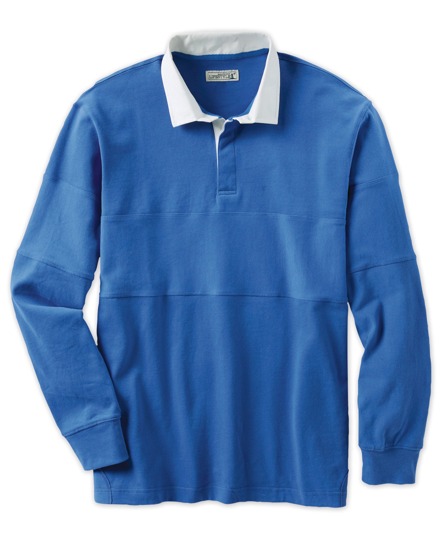Westport Lifestyle Solid Performance Rugby Shirt, Men's Big & Tall