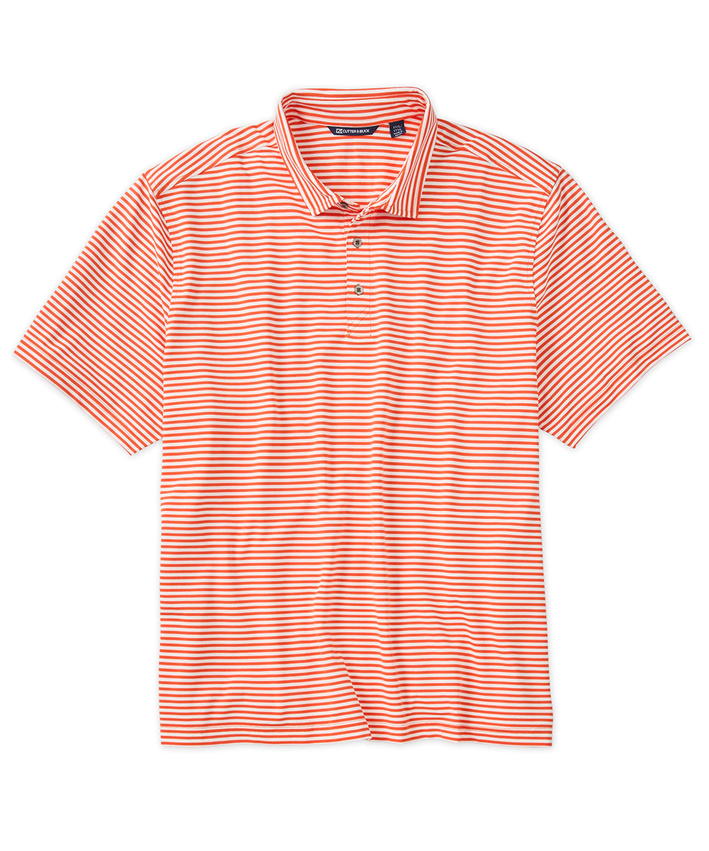 Cutter & Buck Virtue Eco Pique Stripe Recycled Polo, Men's Big & Tall