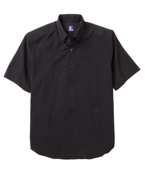 Men's Big & Tall Westport No-Tuck Short Sleeve Solid Performance Stretch Sport Shirt Black / 2XB