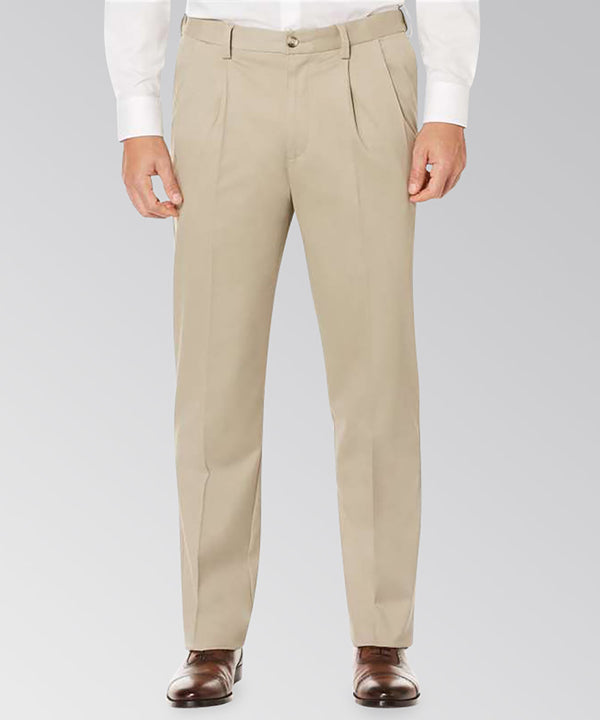 Savane Big & Tall Ultimate Performance Pleated Chino Pants