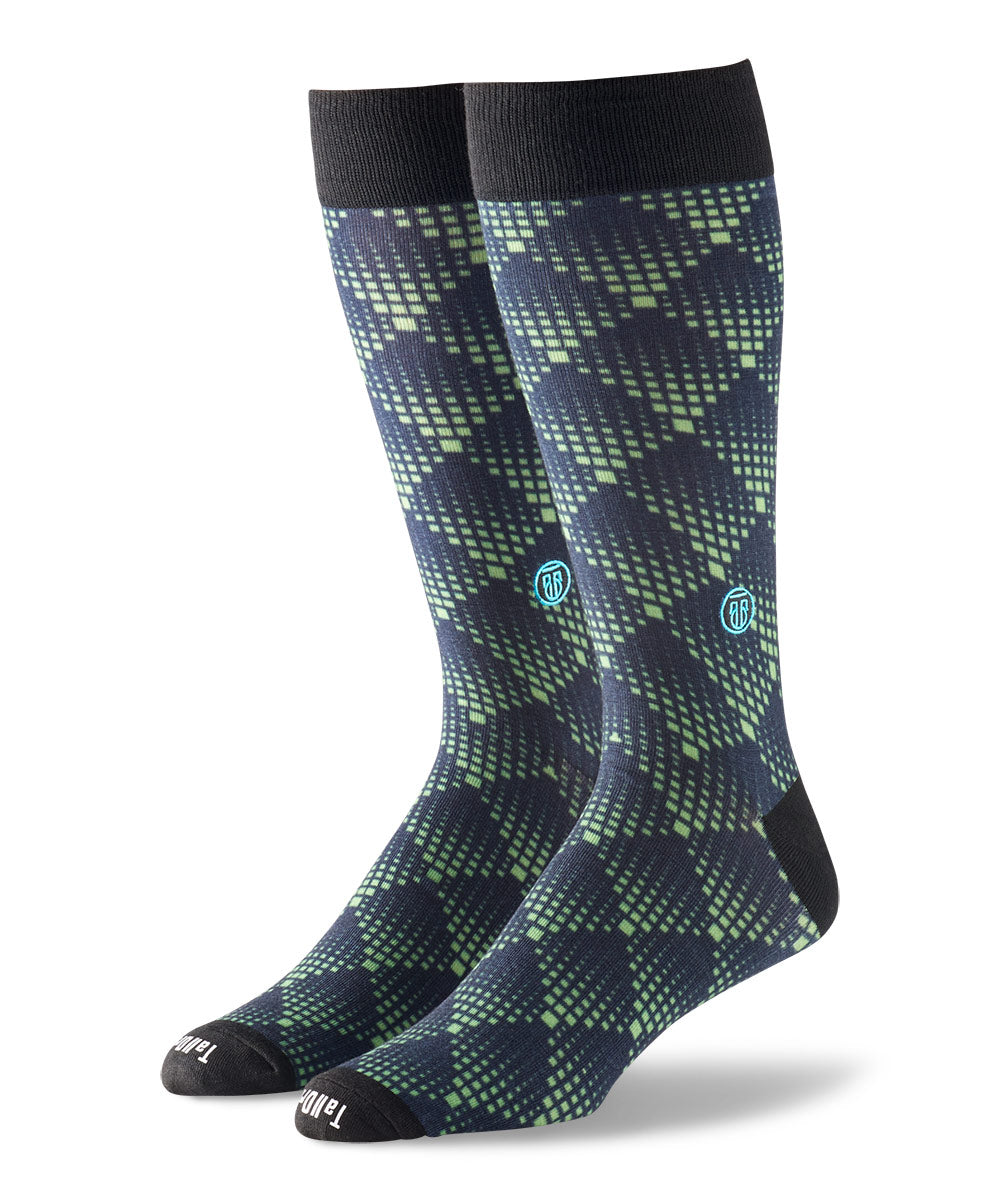 TallOrder Patterned Crew Socks - The Pete, Men's Big & Tall