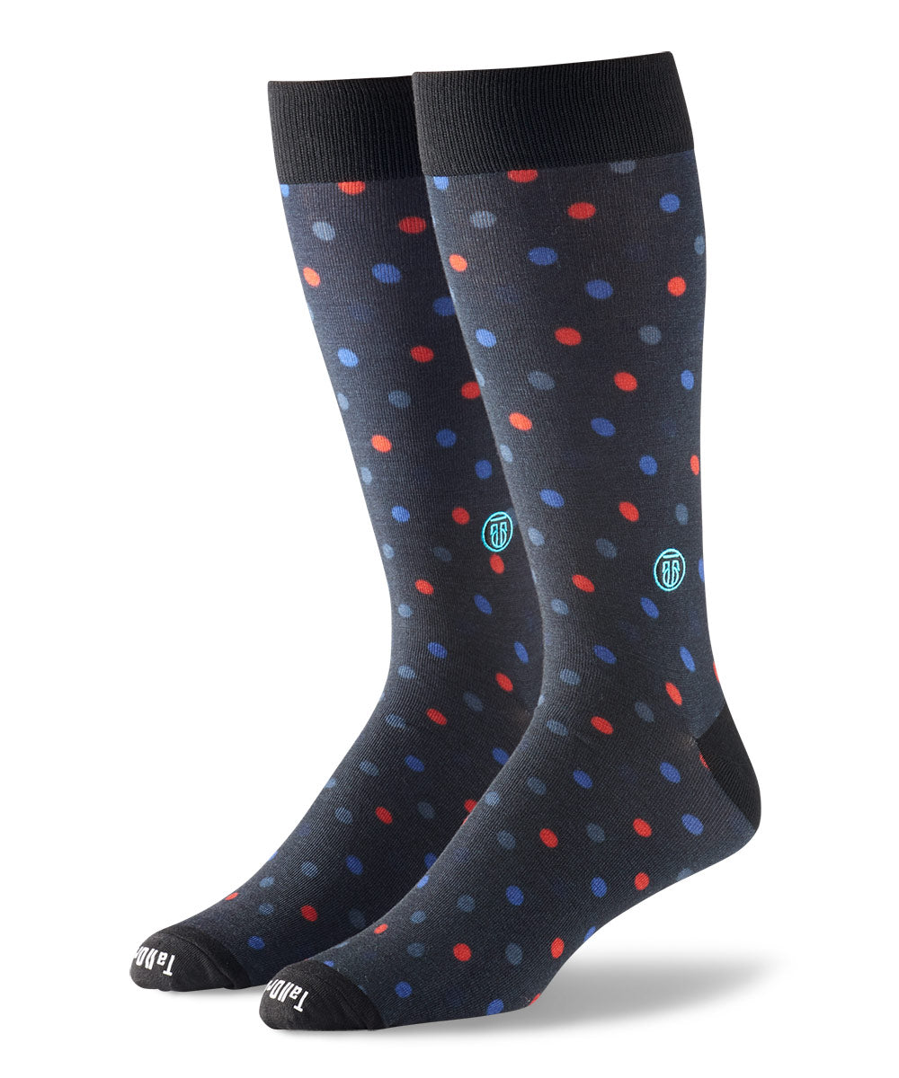 TallOrder Patterned Crew Socks - The Studley, Men's Big & Tall
