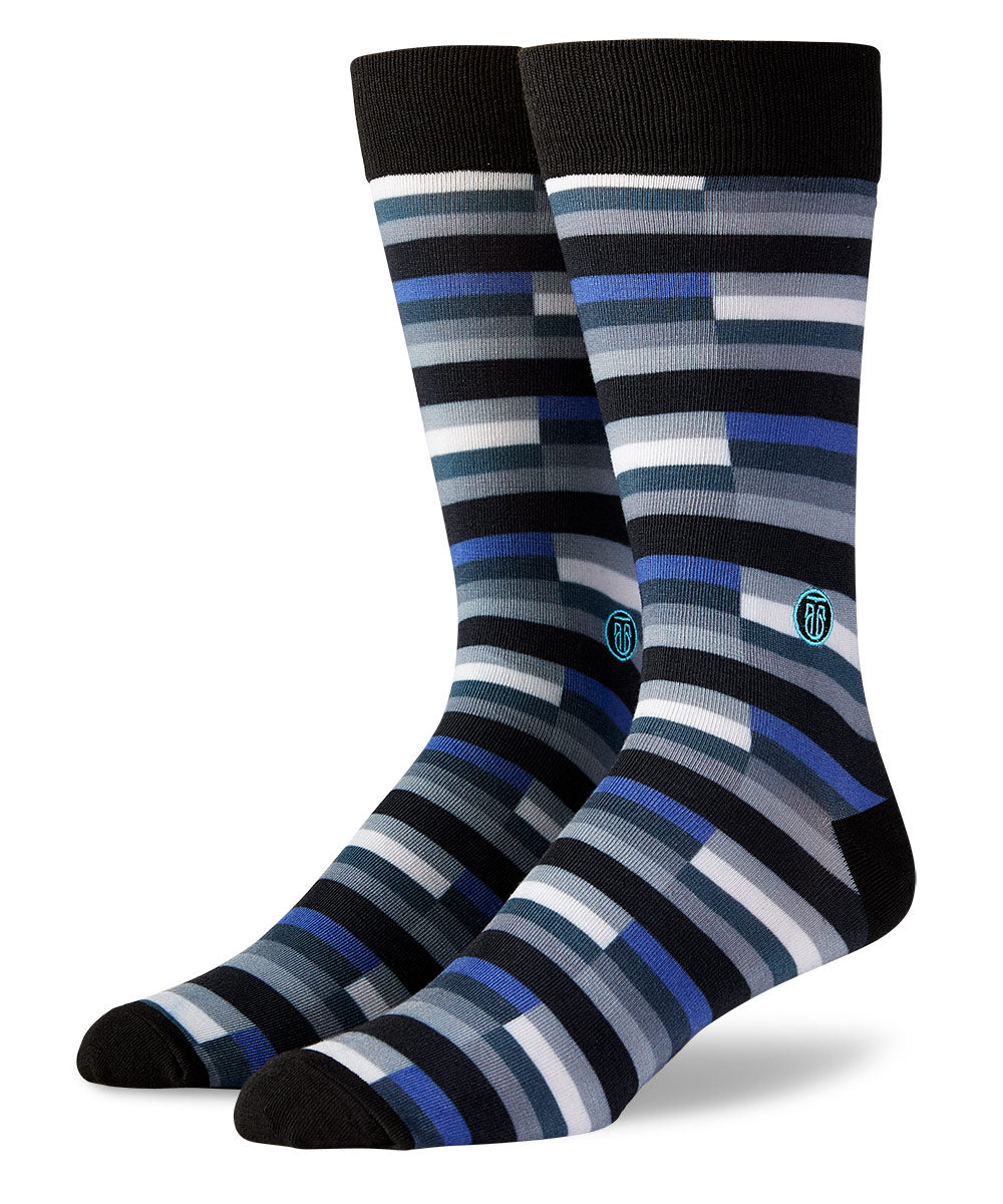 TallOrder Patterned Crew Socks - The Cary, Men's Big & Tall