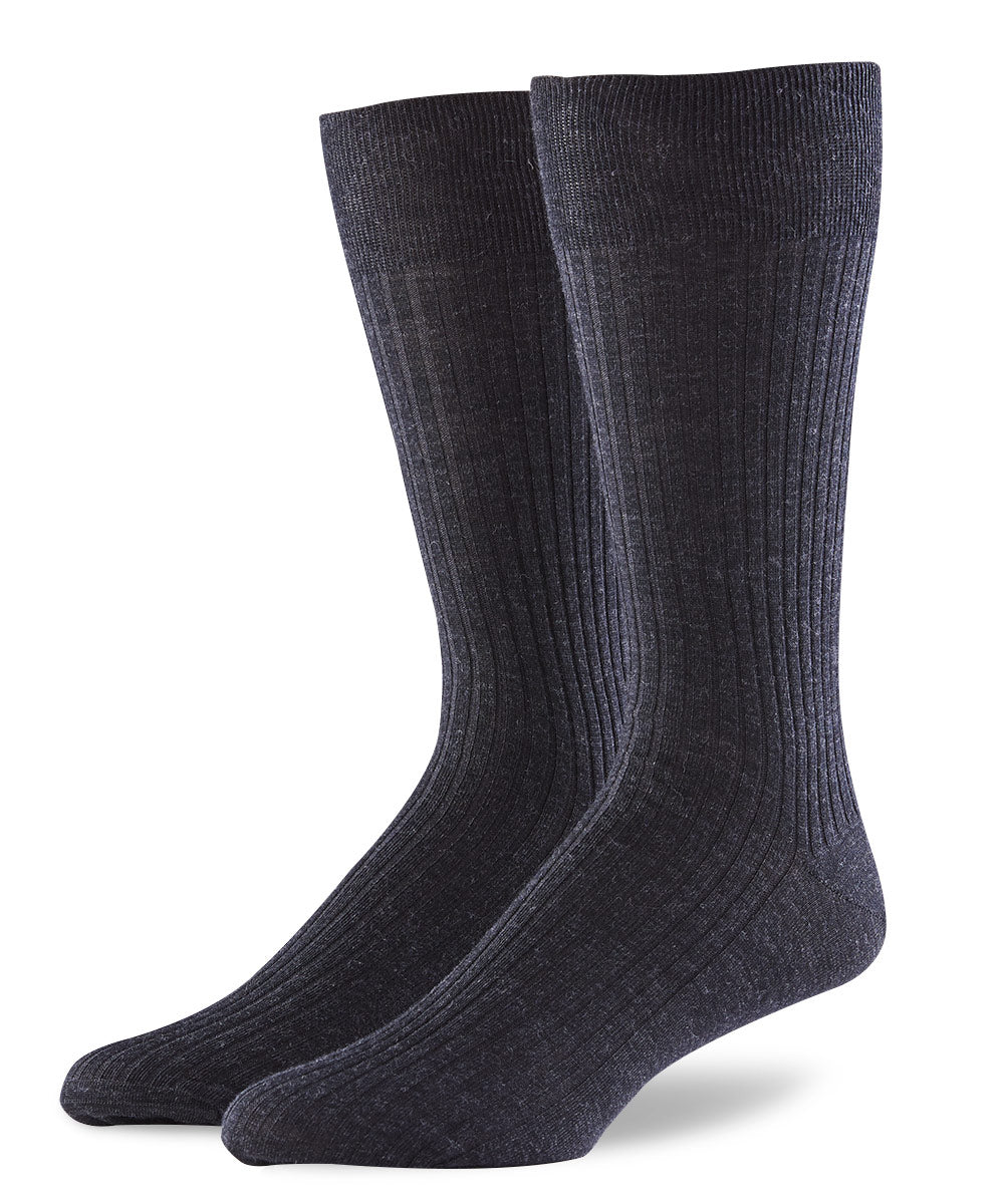 Punto Italian Mid-Calf Wool Socks, Men's Big & Tall