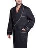 Westport Black Made-to-Order Customizable Cashmere Shawl Robe