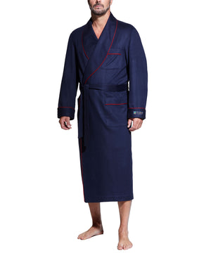 Westport Black Made-to-Order Customizable Cashmere Shawl Robe