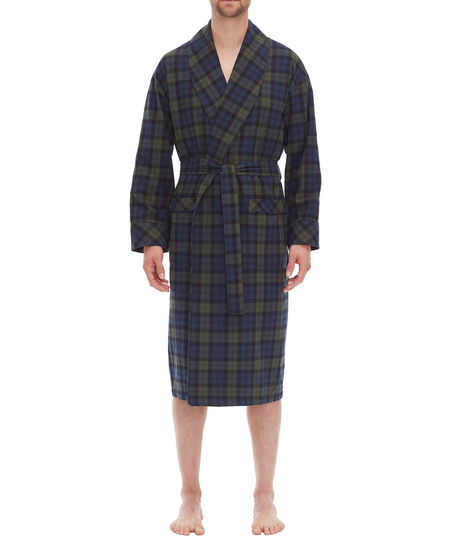 Majestic Flannel Shawl Collar Robe - Westport Big & Tall