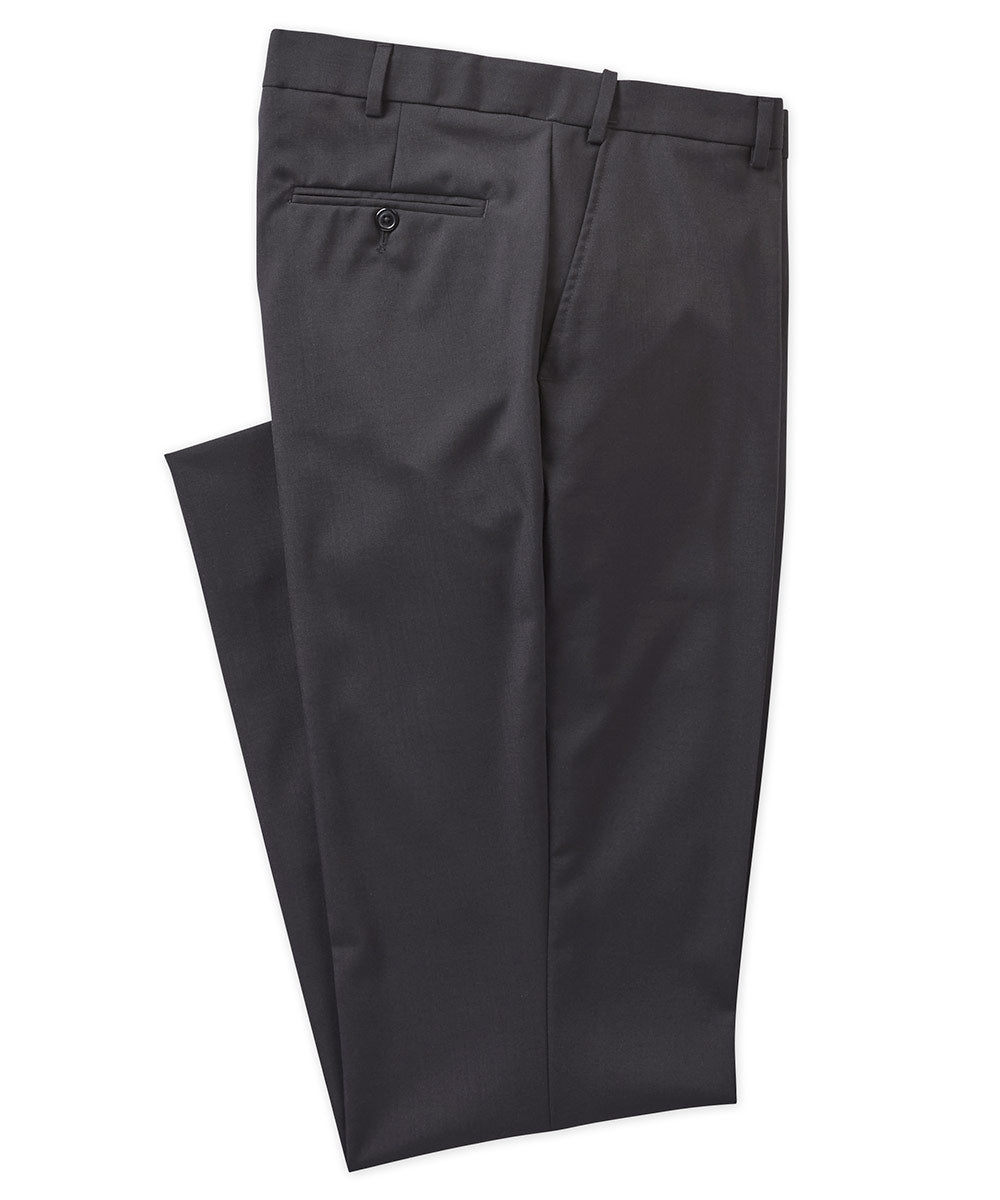 Men's Big & Tall Westport 1989 Flat Front Wool-Blend Dress Pants Charcoal / 38