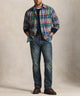Polo Ralph Lauren Long-Sleeve Oxford Shirt - Green/Orange Multi