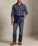 Polo Ralph Lauren Long-Sleeve Oxford Shirt - Navy/Red/White