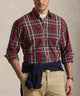Polo Ralph Lauren Long-Sleeve Oxford Shirt - Red/Green Multi