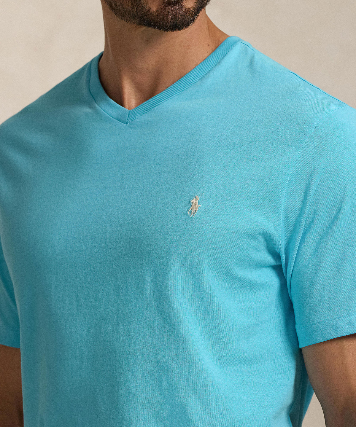 Polo Ralph Lauren Short Sleeve V-Neck Tee Shirt, Men's Big & Tall