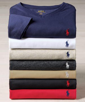 Maglietta Polo Ralph Lauren a maniche corte con scollo a V