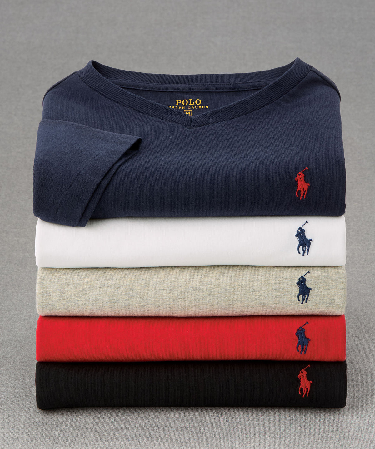 Polo Ralph Lauren Short Sleeve V-Neck Tee Shirt, Men's Big & Tall