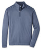 Peter Millar Perth Stretch Loop Terry Quarter-Zip Pullover - Navy Melange