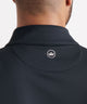 Peter Millar Perth pullover in black, back view showing Peter Millar logo on upper back