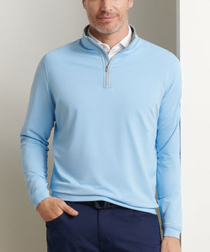 Peter Millar Perth Stretch Loop Terry Quarter-Zip Pullover