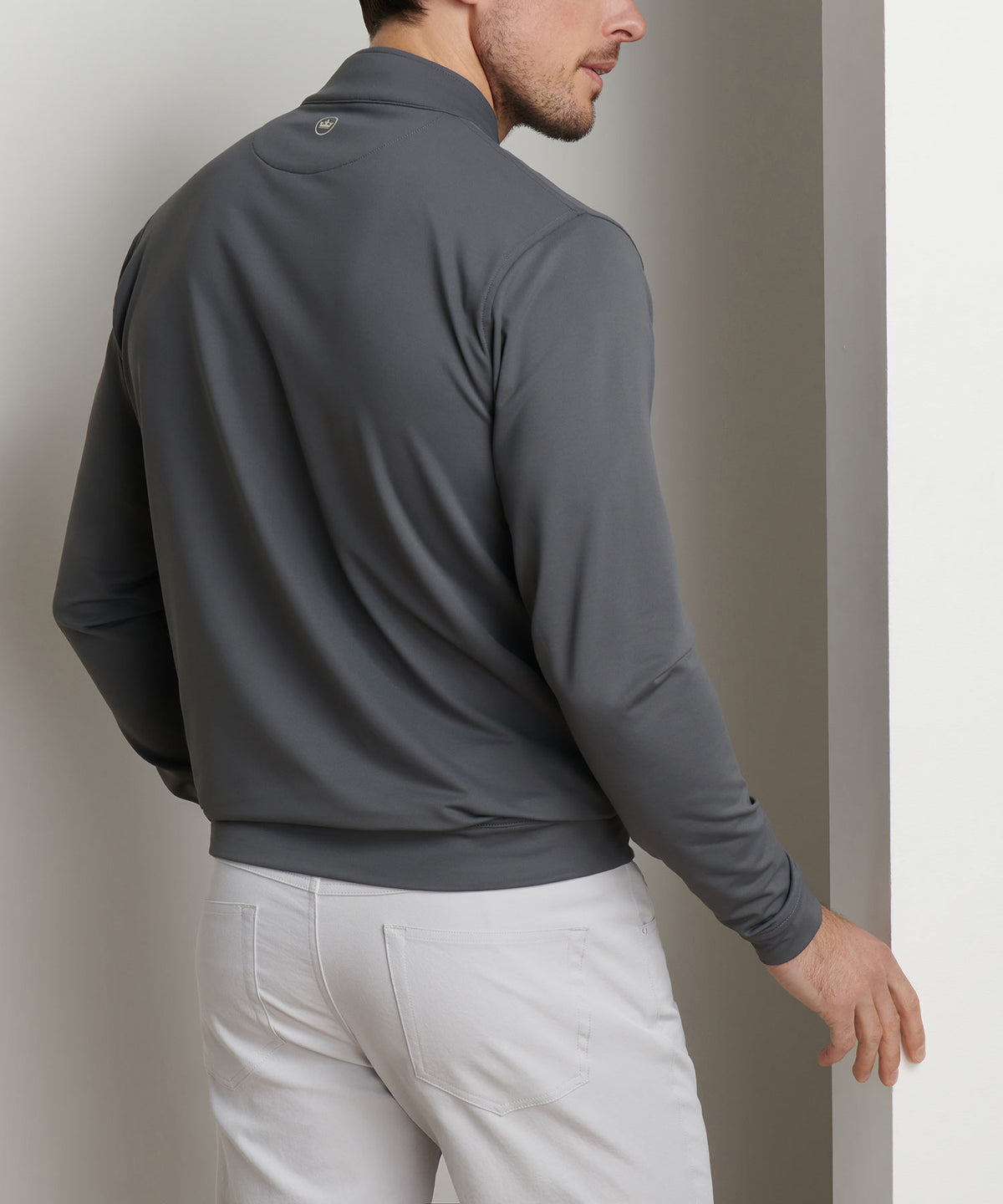 Peter Millar Perth Stretch Loop Terry Quarter-Zip Pullover, Men's Big & Tall