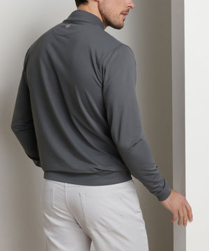 Peter Millar Perth Stretch Loop Terry Quarter-Zip Pullover