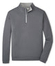 Peter Millar Perth Stretch Loop Terry Quarter-Zip Pullover - Iron