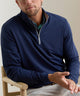Peter Millar Perth Stretch Loop Terry Quarter-Zip Pullover
