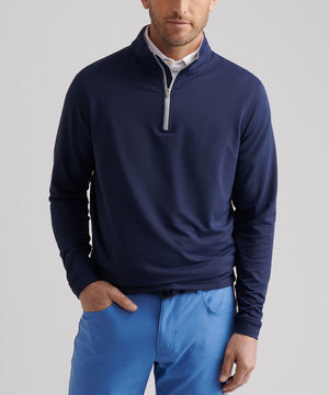 Peter Millar Perth Stretch Loop Terry Quarter-Zip Pullover