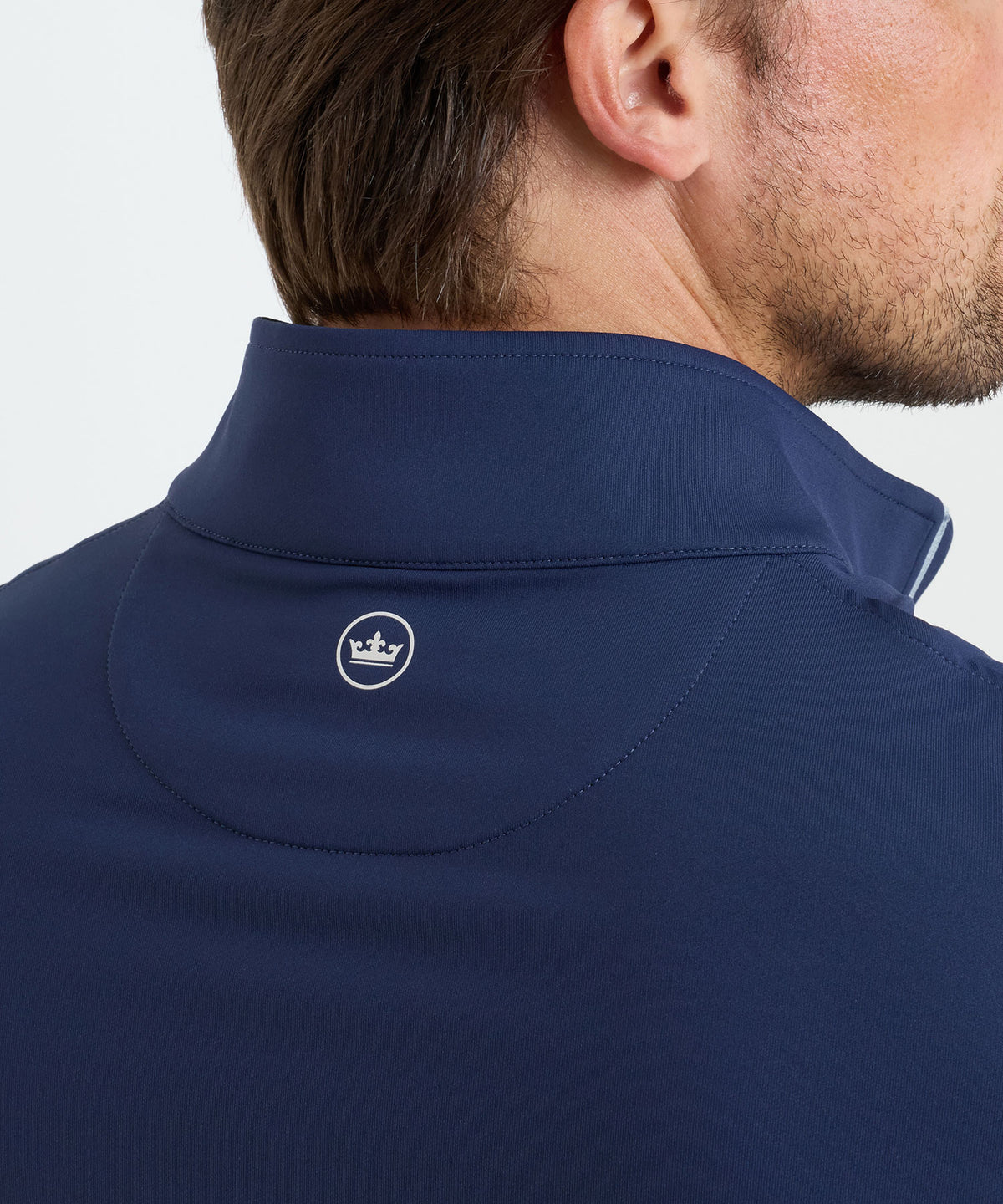 Peter Millar Perth Stretch Loop Terry Quarter-Zip Pullover, Men's Big & Tall