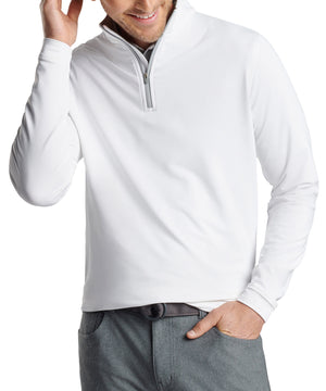 Peter Millar Perth Stretch Loop Terry Quarter-Zip Pullover