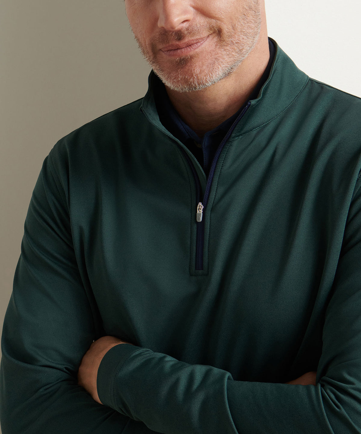 Peter Millar Perth Stretch Loop Terry Quarter-Zip Pullover, Men's Big & Tall
