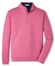 Peter Millar Perth Stretch Loop Terry Quarter-Zip Pullover - Rosewood