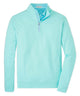 Peter Millar Perth Stretch Loop Terry Quarter-Zip Pullover - Cabana Blue