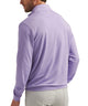 Peter Millar Perth quarter-zip in ultraviolet, back side angle showing fit