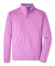 Peter Millar Perth Stretch Loop Terry Quarter-Zip Pullover - Oleander
