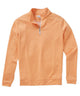 Peter Millar Perth Stretch Loop Terry Quarter-Zip Pullover - Orange Nectar
