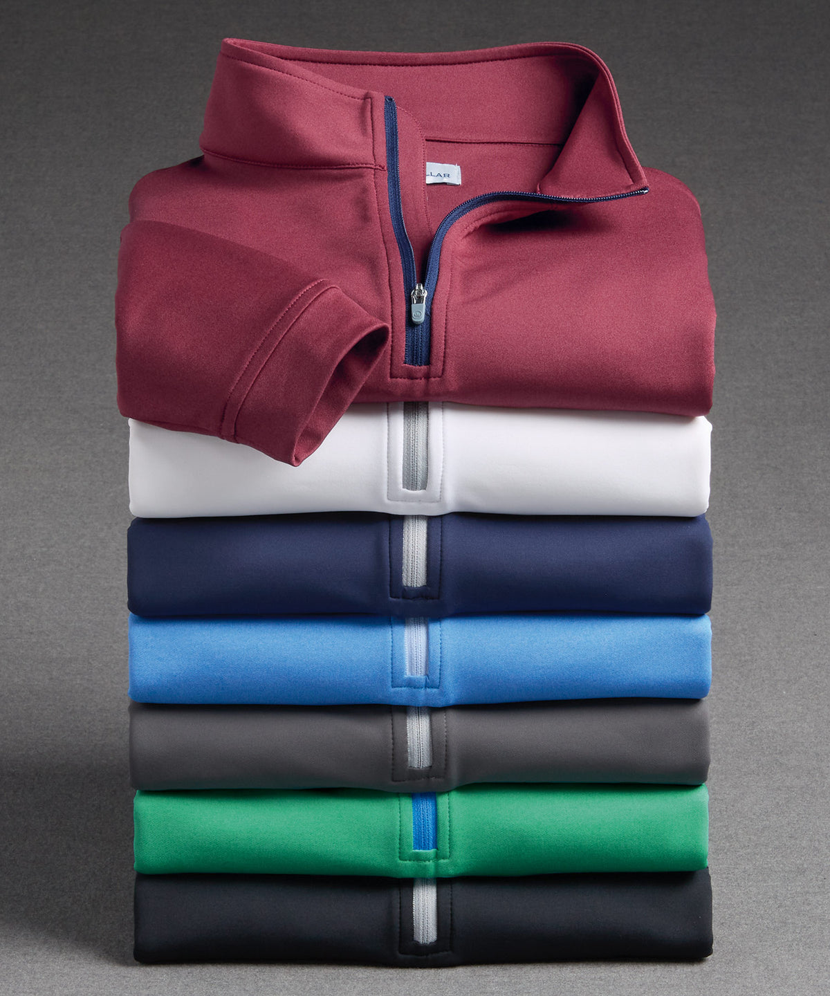 Pullover con zip a un quarto in spugna elasticizzata di Peter Millar Perth, Men's Big & Tall