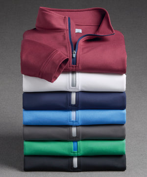 Pullover con zip a un quarto in spugna elasticizzata di Peter Millar Perth