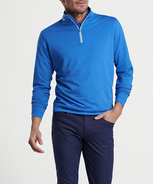 Peter Millar Perth Stretch Loop Terry Quarter-Zip Pullover