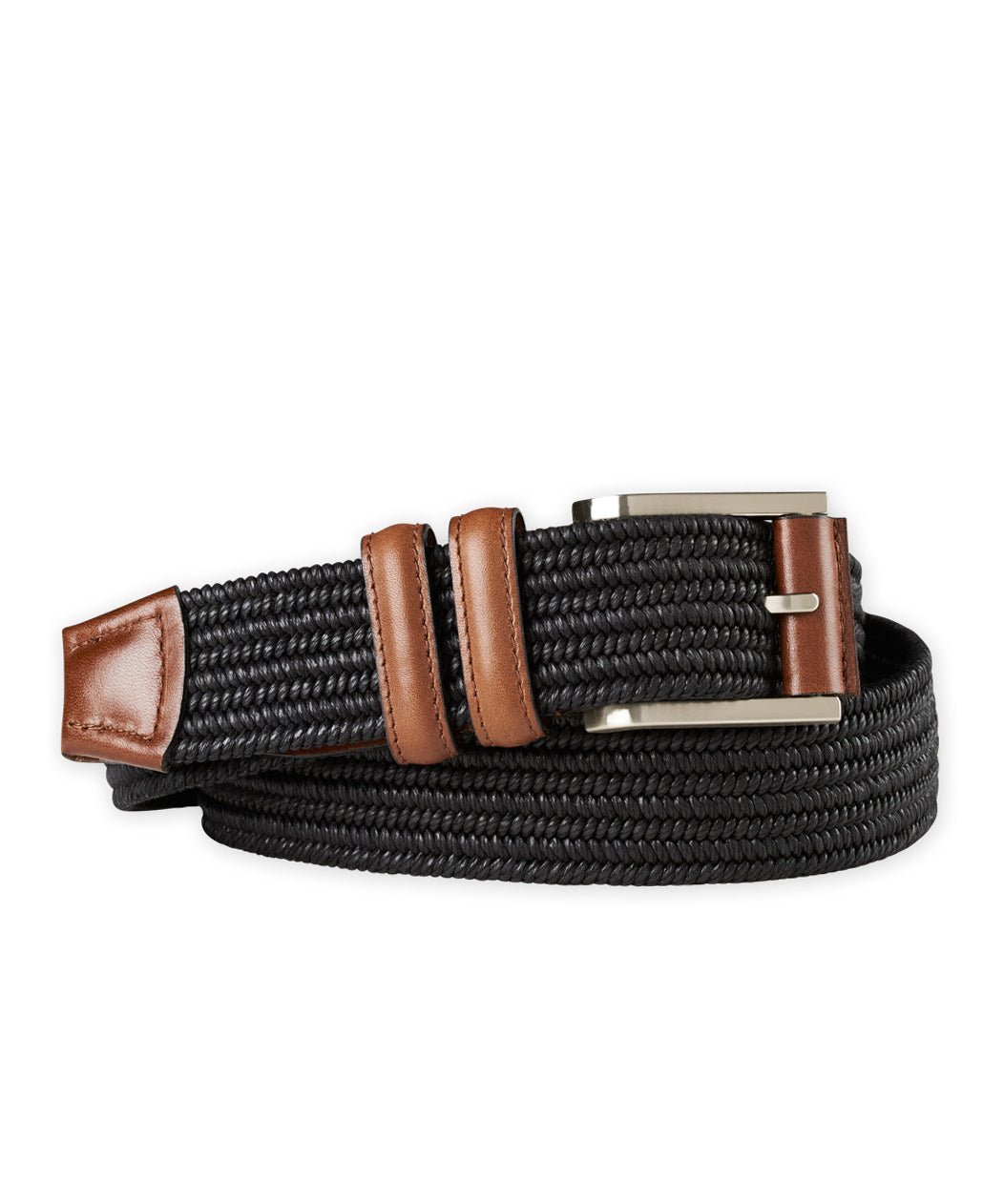 Italian Cotton Cord Stretch Belt, Men's Big & Tall