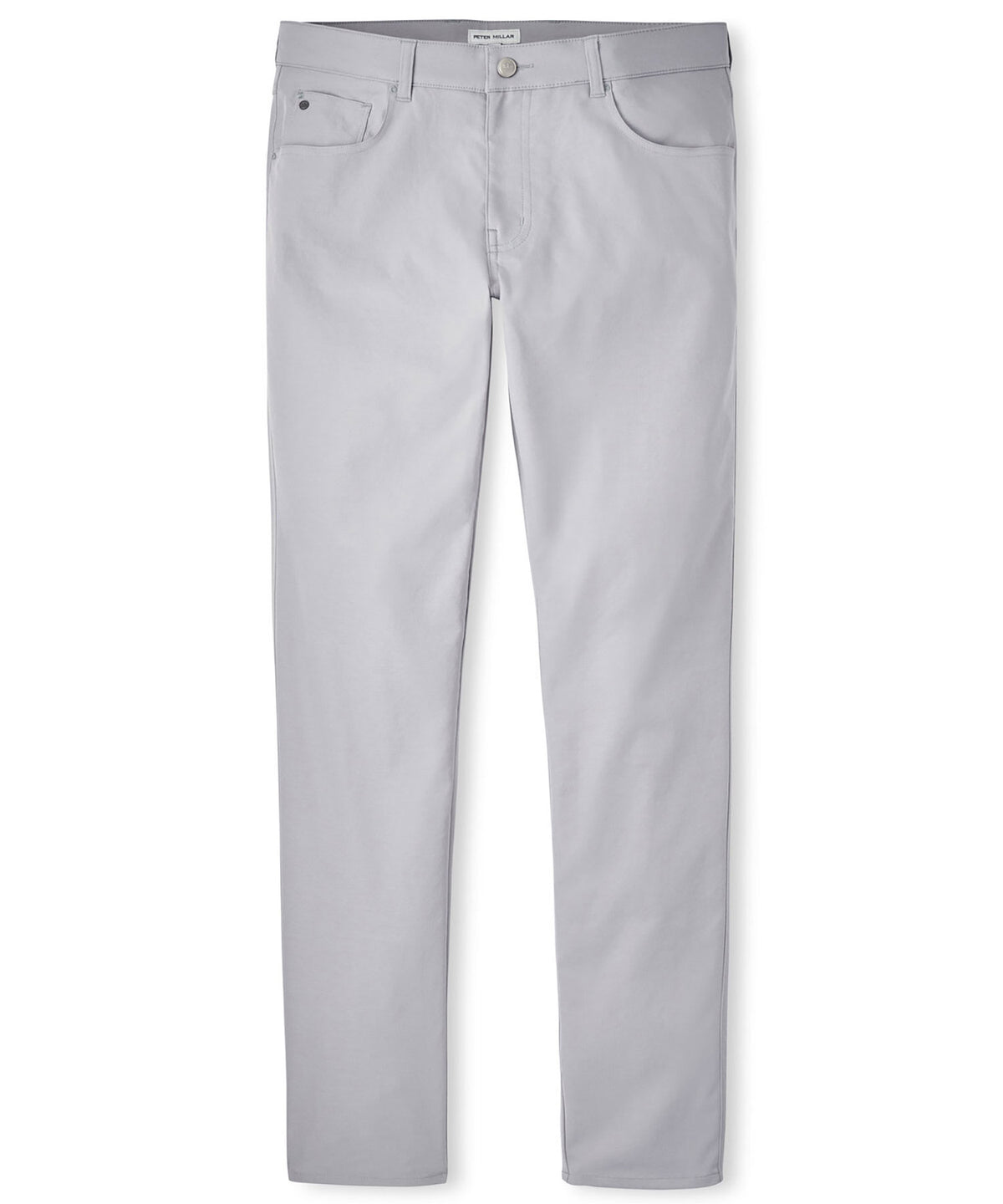 Peter Millar Performance 5-Pocket Pants - Gale Grey, Men's Big & Tall