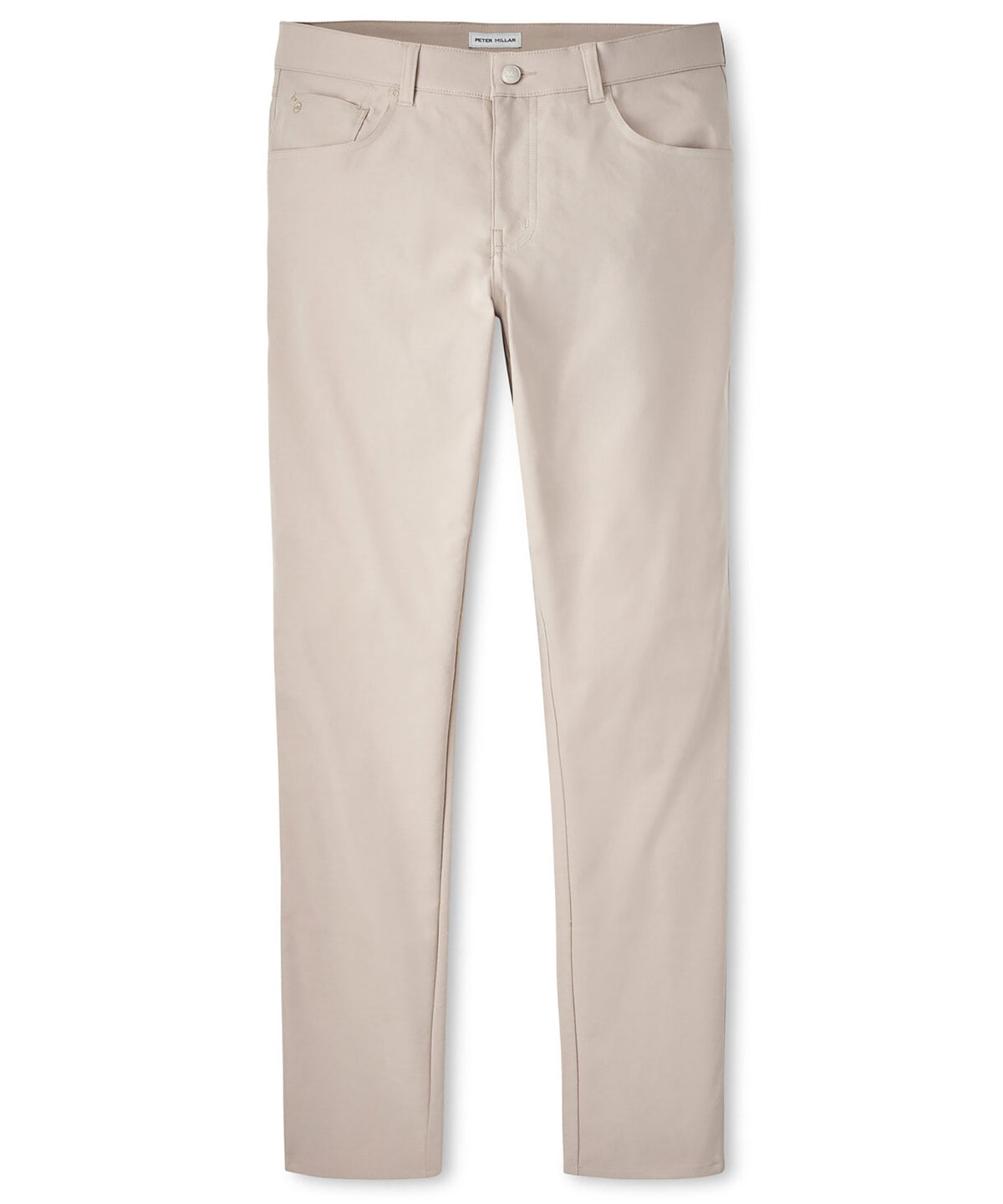 Peter Millar Performance 5-Pocket Pants - Khaki, Men's Big & Tall