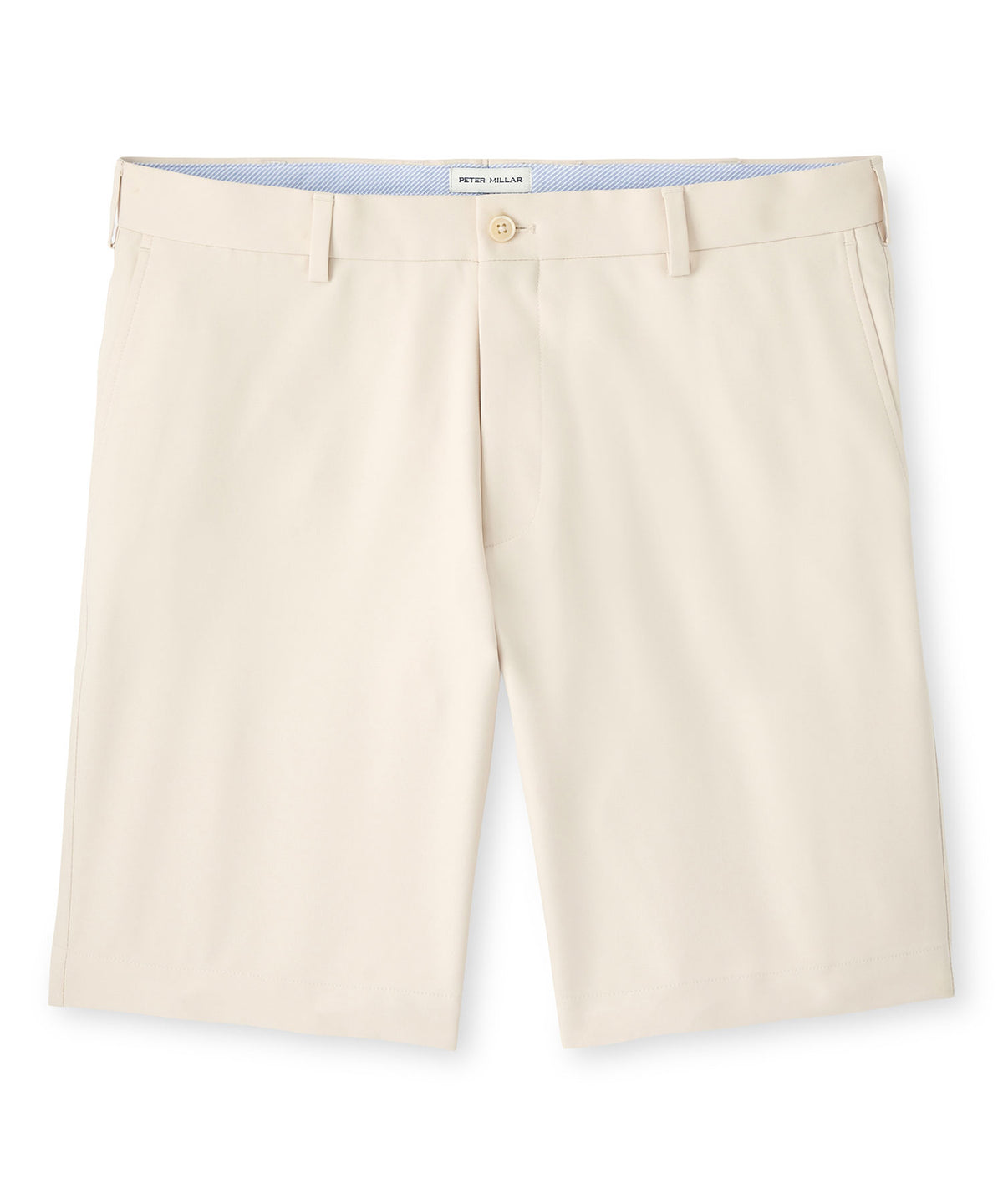 Peter Millar Salem High Drape Performance Shorts - Stone, Men's Big & Tall