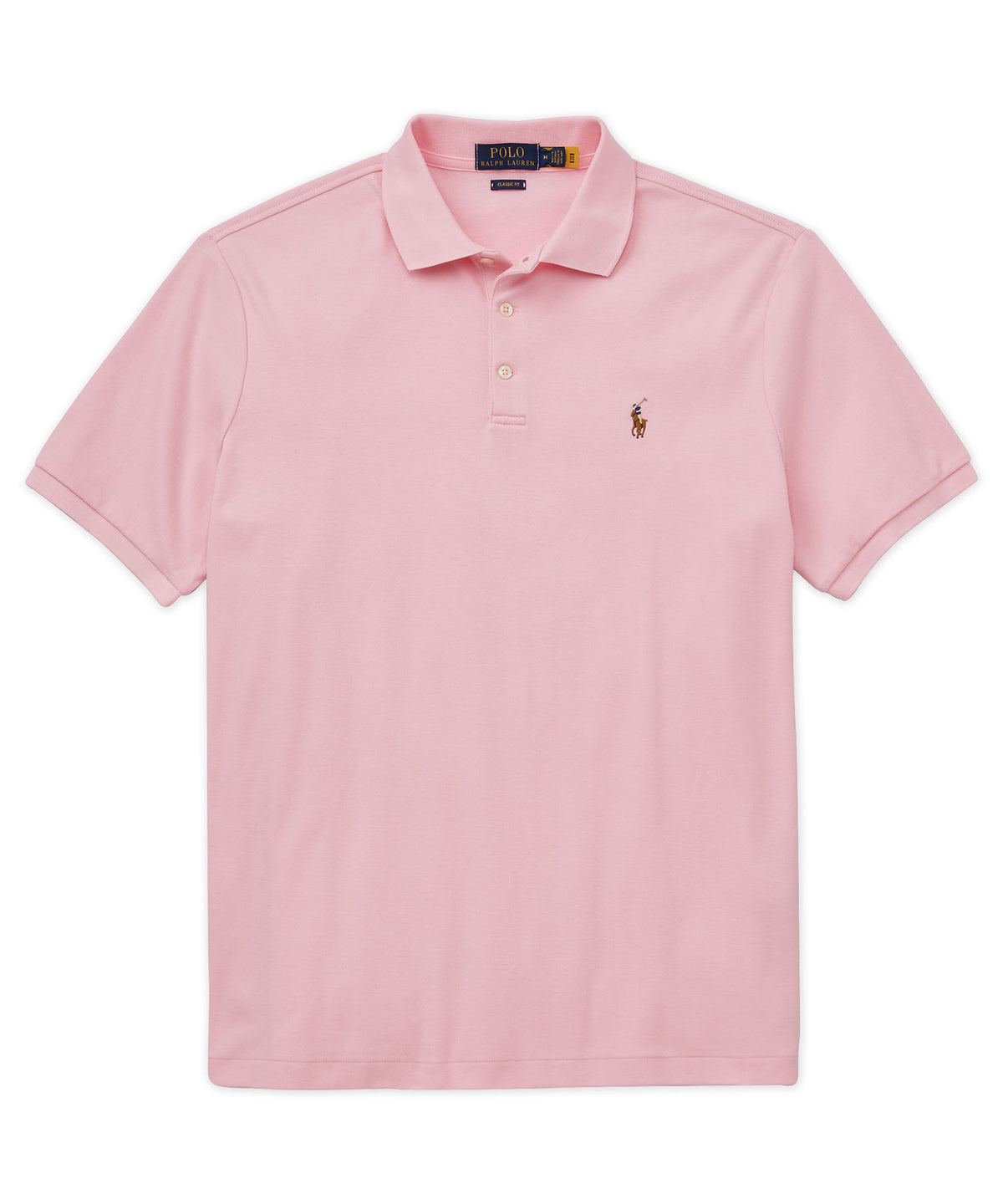 Polo Ralph Lauren Short Sleeve Classic Fit Soft Touch Pima Cotton Polo Shirt, Men's Big & Tall