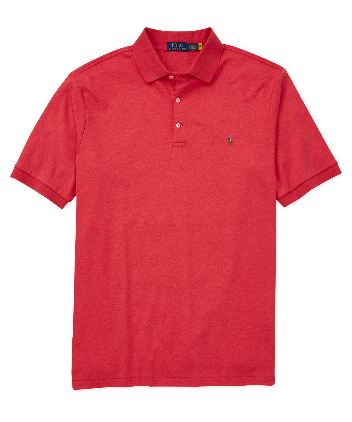 Polo Ralph Lauren Short Sleeve Classic Fit Soft Touch Pima Cotton Polo Shirt, Men's Big & Tall