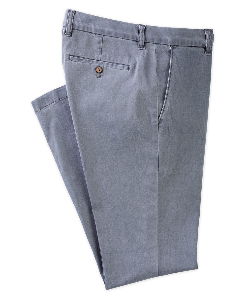 Tommy Bahama Stretch Flat-Front Sateen Chino Pants Westport Big