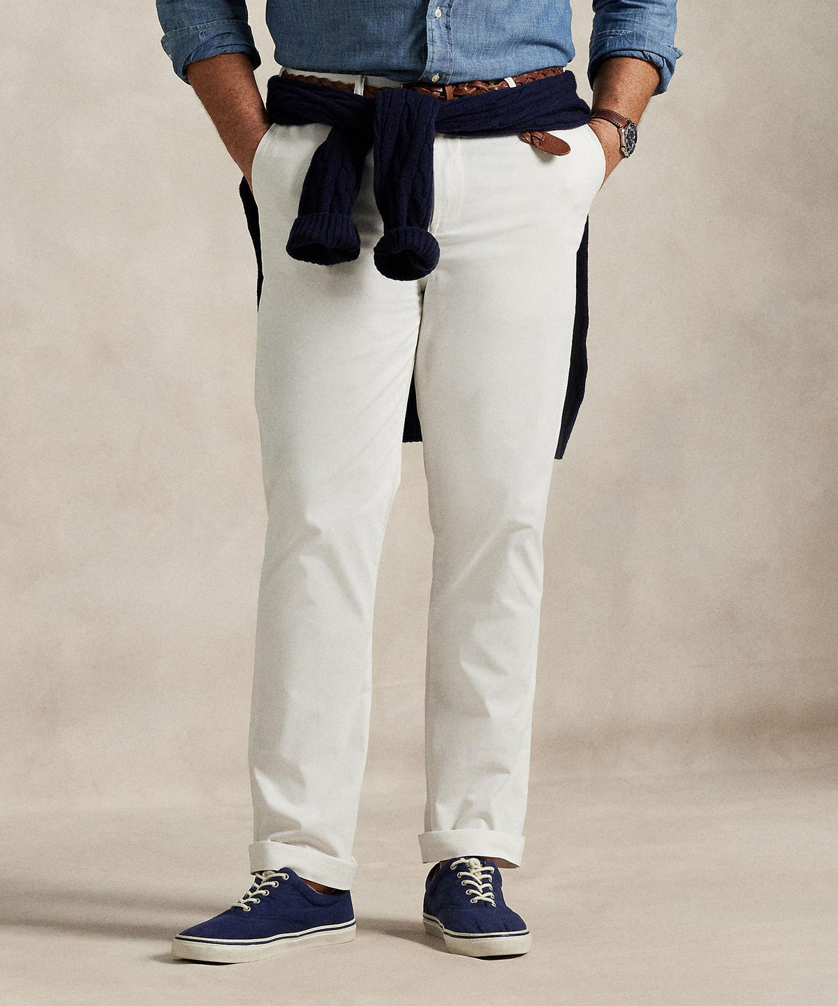 Polo Ralph Lauren Stretch Flat Front Chino Pant, Men's Big & Tall