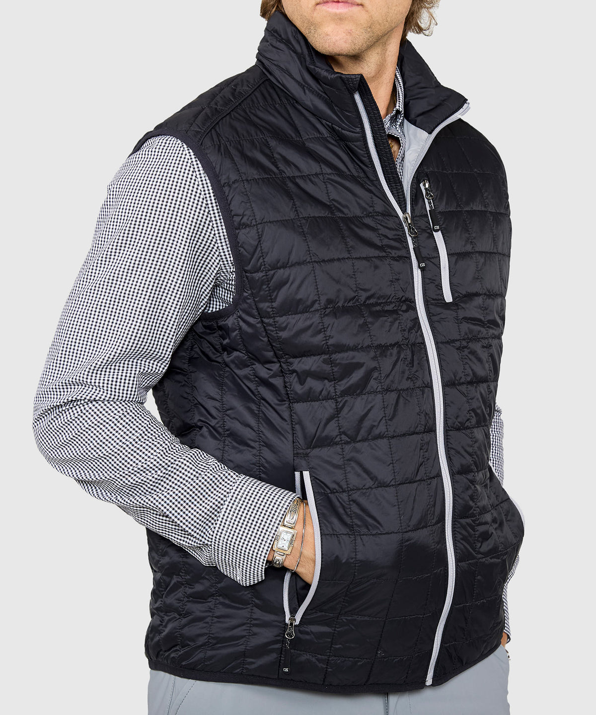 Cutter & Buck Rainier Insulated Packable Vest, Men's Big & Tall