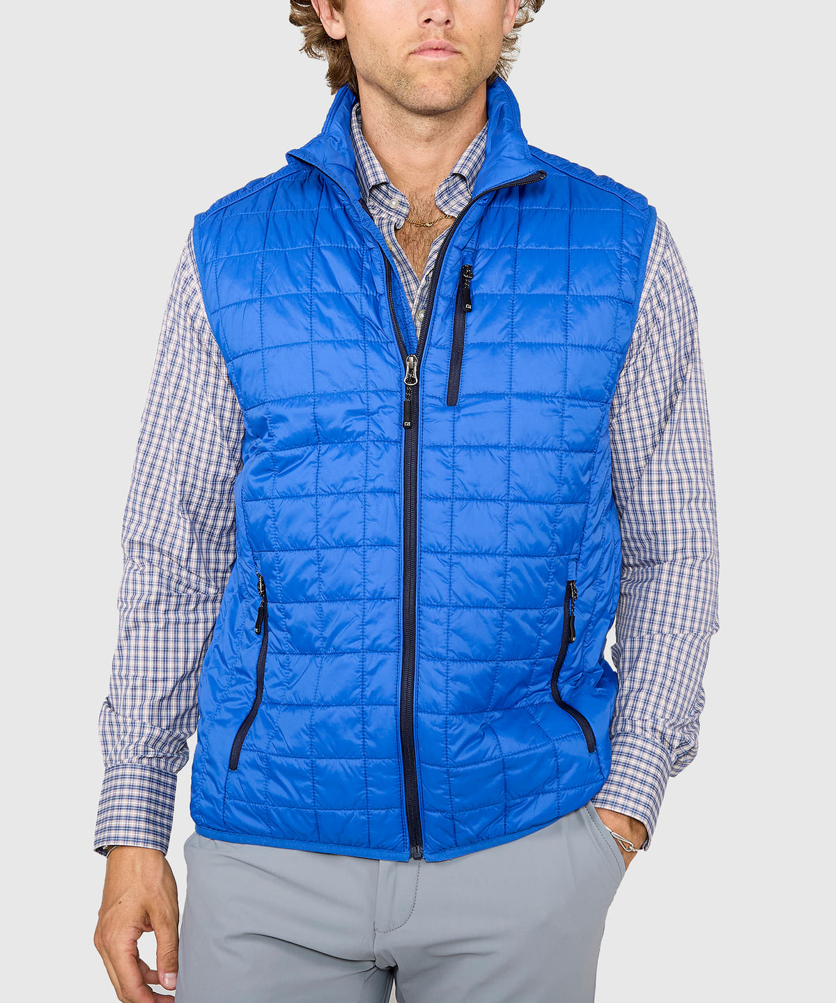 Cutter & Buck Rainier Insulated Packable Vest, Men's Big & Tall