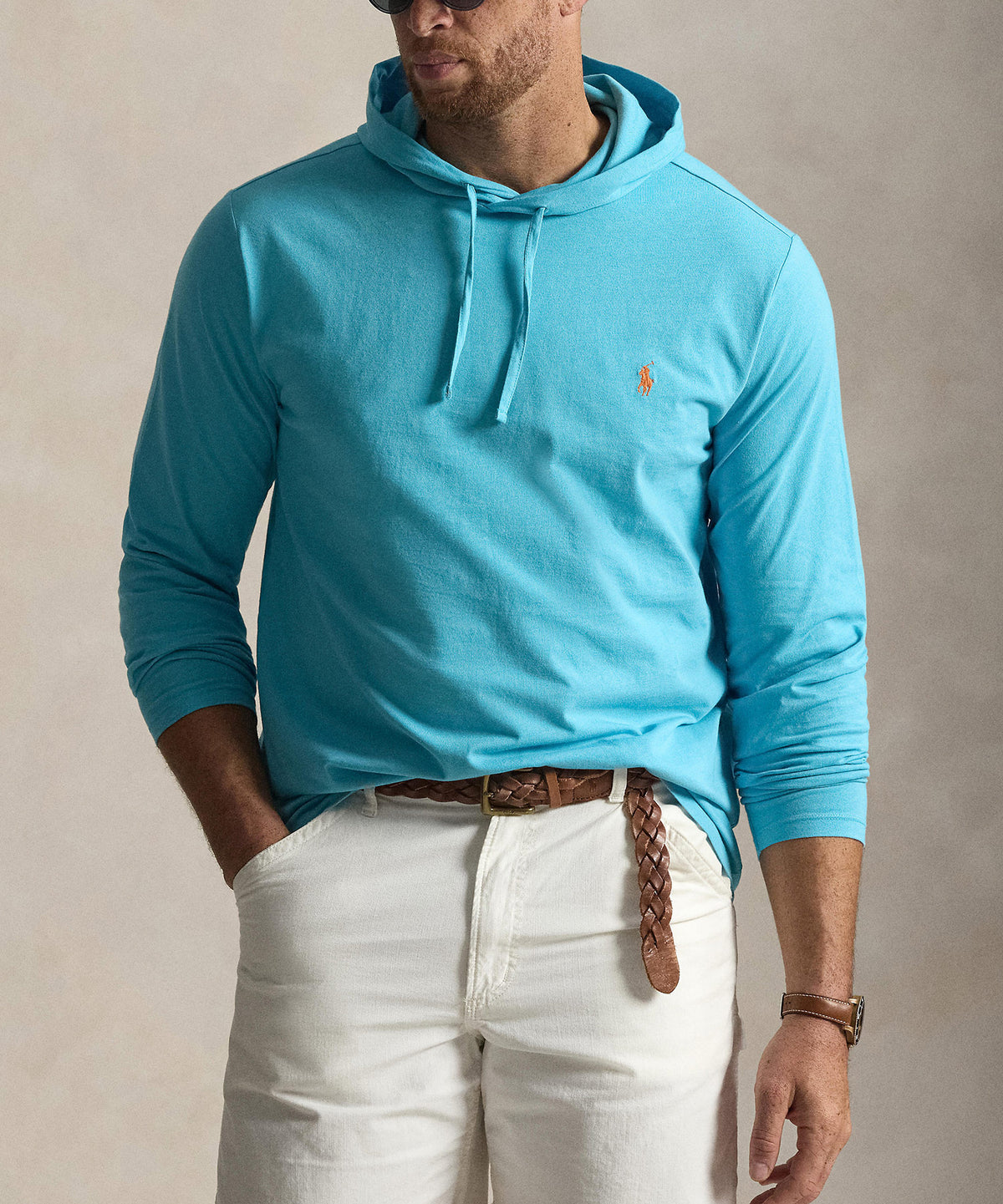 Polo Ralph Lauren Long Sleeve Hooded T-Shirt, Men's Big & Tall