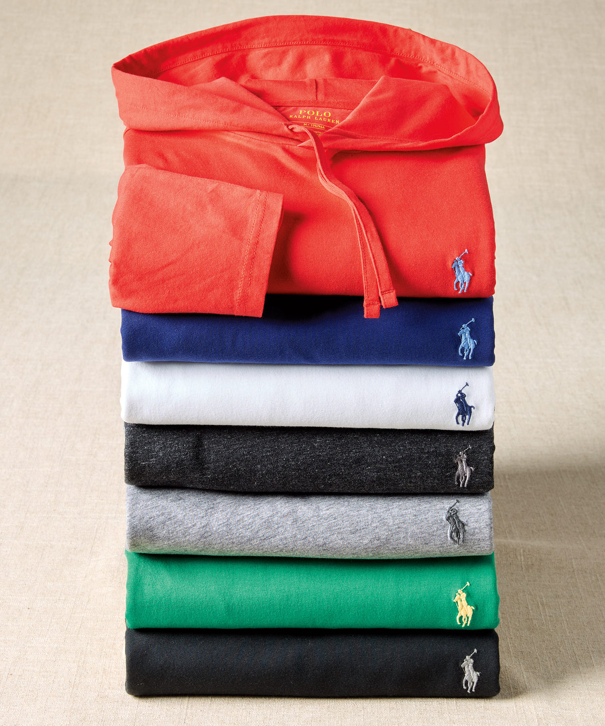 Polo Ralph Lauren T-shirt con cappuccio tinta unita, Men's Big & Tall